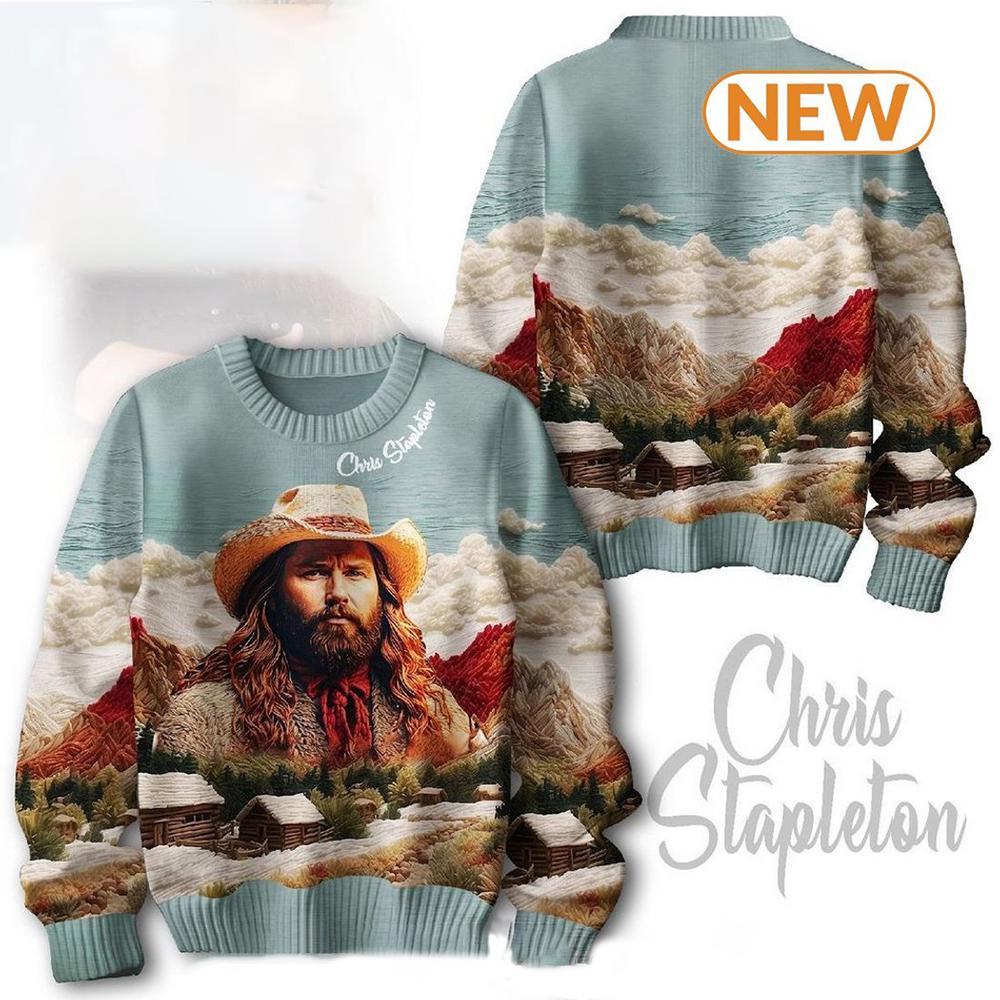 Chris Stapleton  Ugly Christmas Sweater Shirt, Sweatshirt