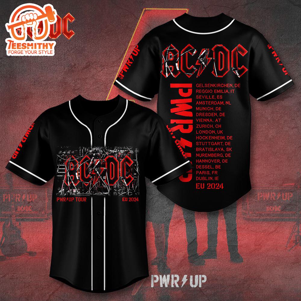 Christmas 2024 ACDC Baseball Jersey