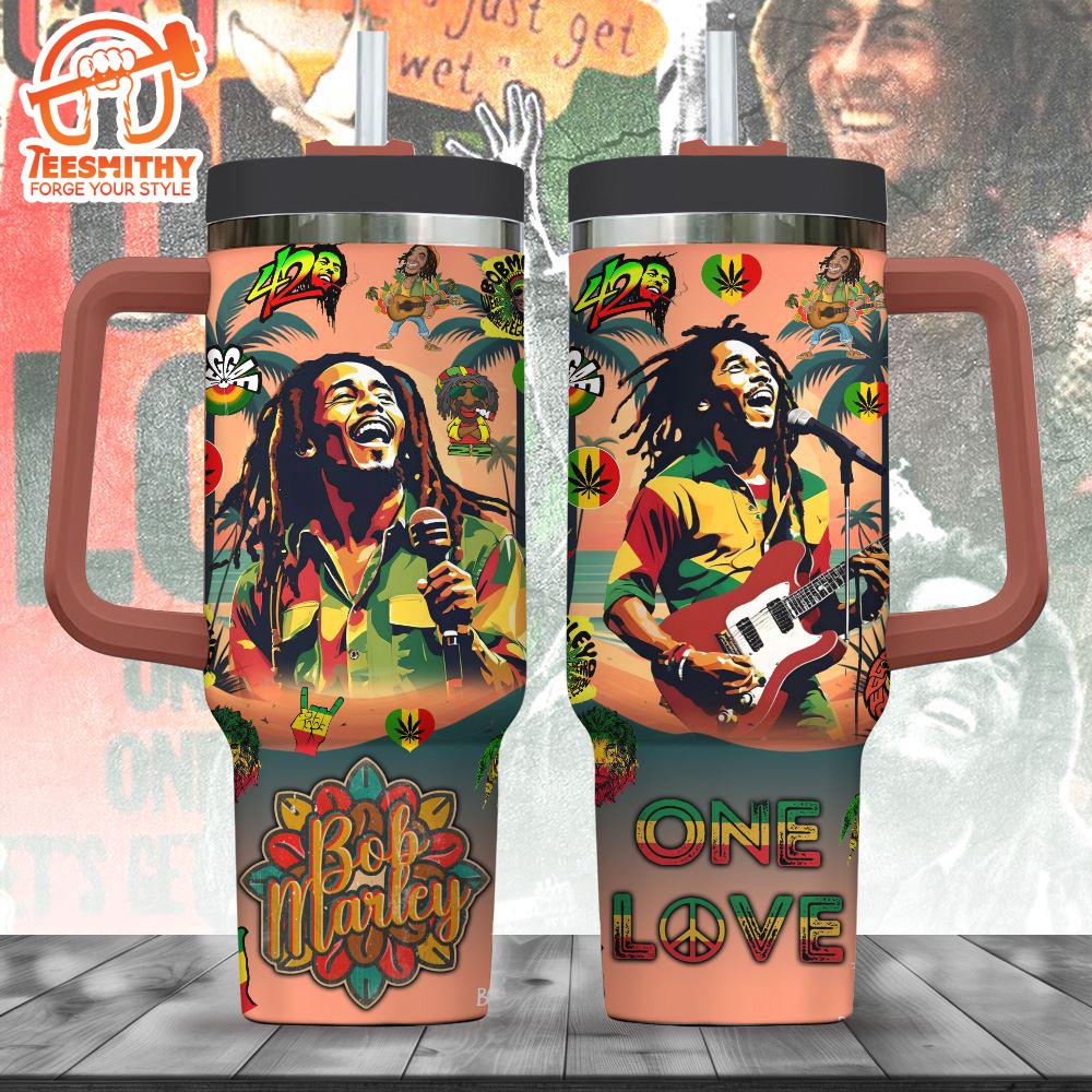 Christmas 2024 Bob Marley 40oz Stanley Tumbler