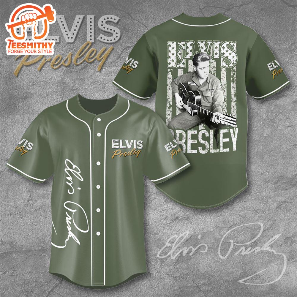 Christmas 2024 Elvis Presley Baseball Jersey