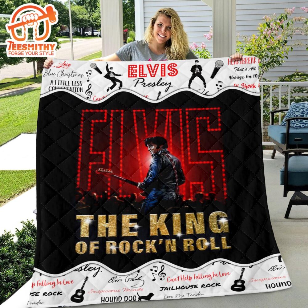 Christmas 2024 Elvis Presley Merry Christmas For Fan Blanket