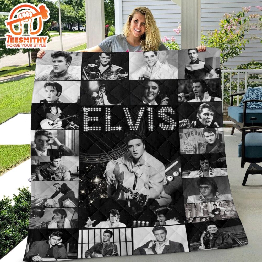 Christmas 2024 Elvis Presley Quilt Blanket