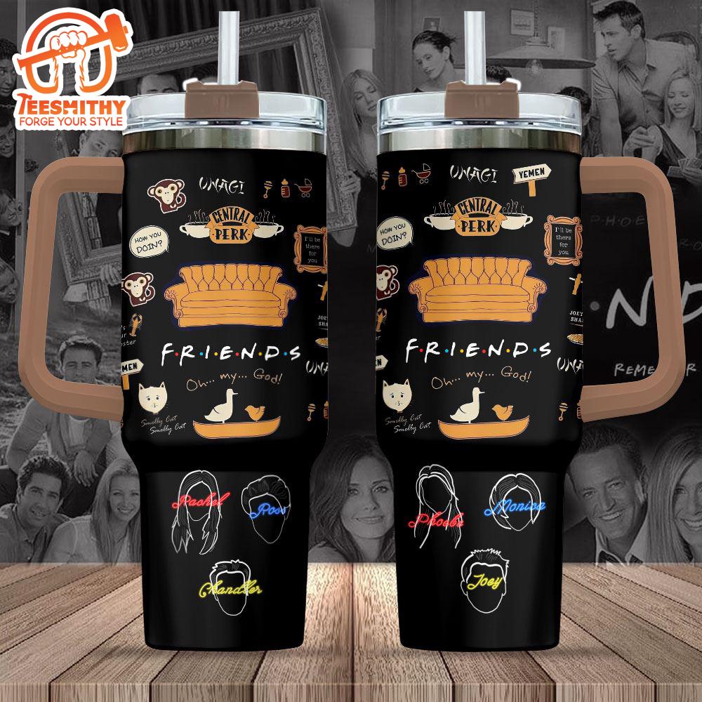 Christmas 2024 Friends 40oz Stanley Tumbler