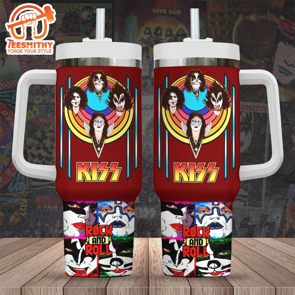 Christmas 2024 Kiss Band 40oz Stanley Tumbler