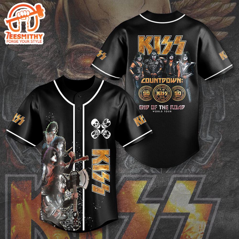 Christmas 2024 Kiss Band Baseball Jersey