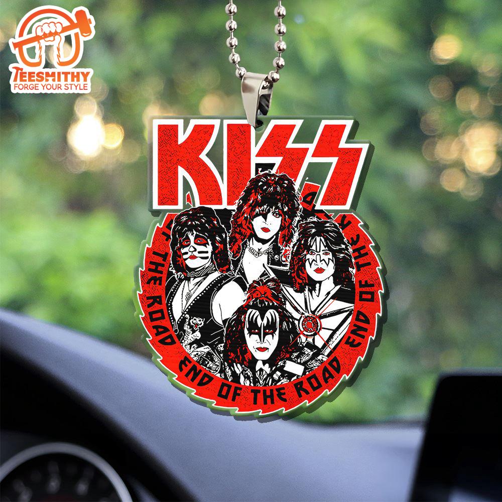 Christmas 2024 Kiss Band Custom shape Clear 1-sided Acrylic Car Ornament