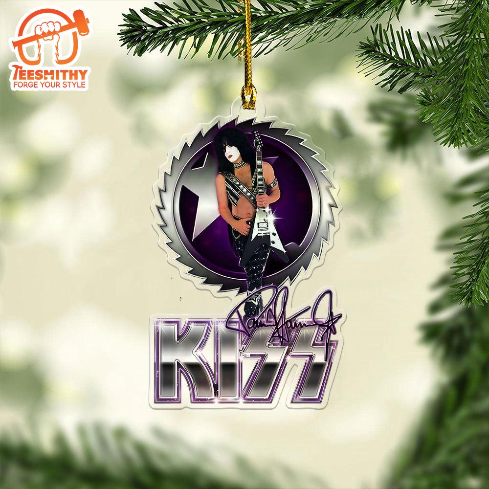 Christmas 2024 Kiss Band Custom Shape Clear 1-sided Acrylic Ornament