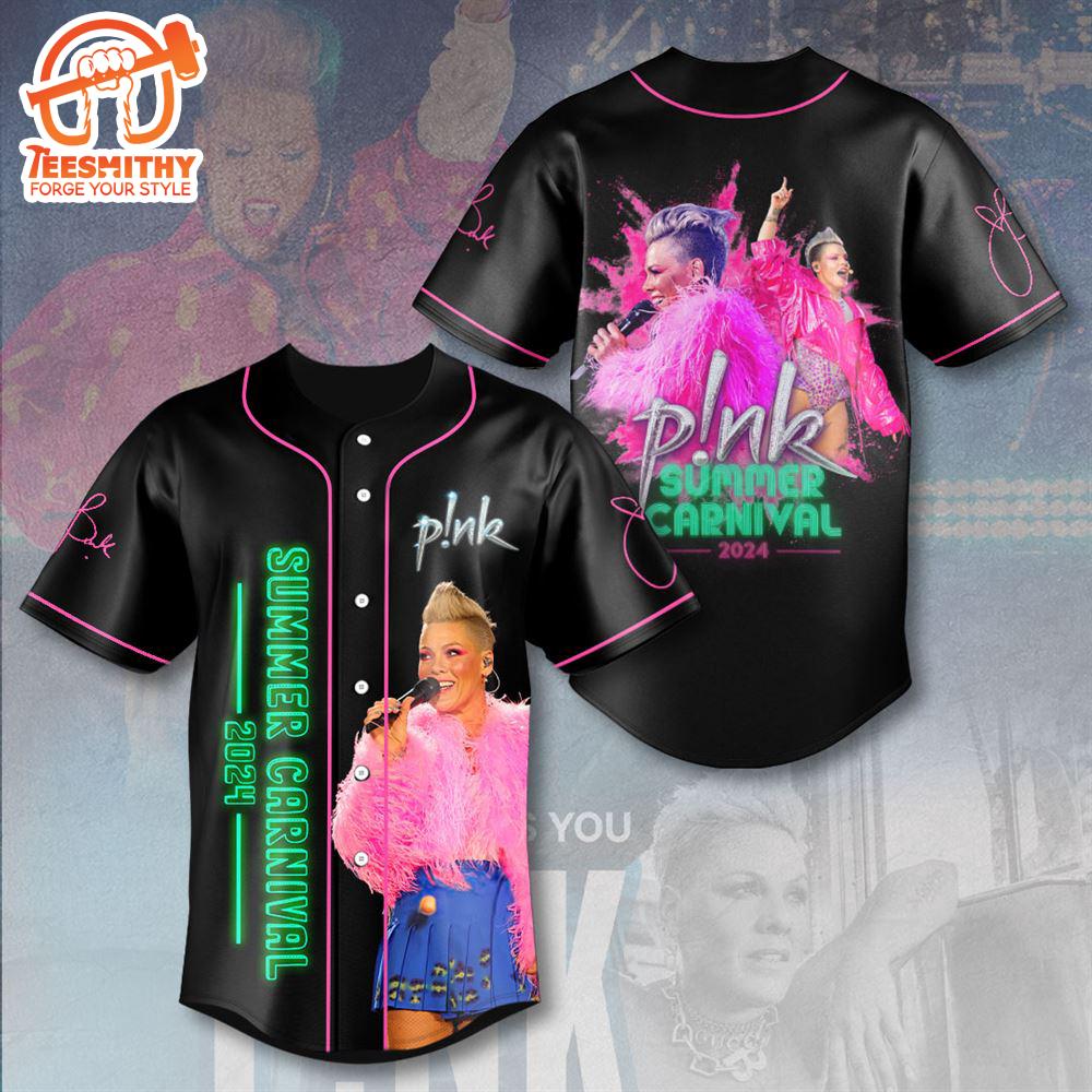 Christmas 2024 P!nk Baseball Jersey