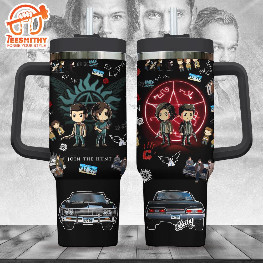 Christmas 2024 Supernatural 40oz Stanley Tumbler