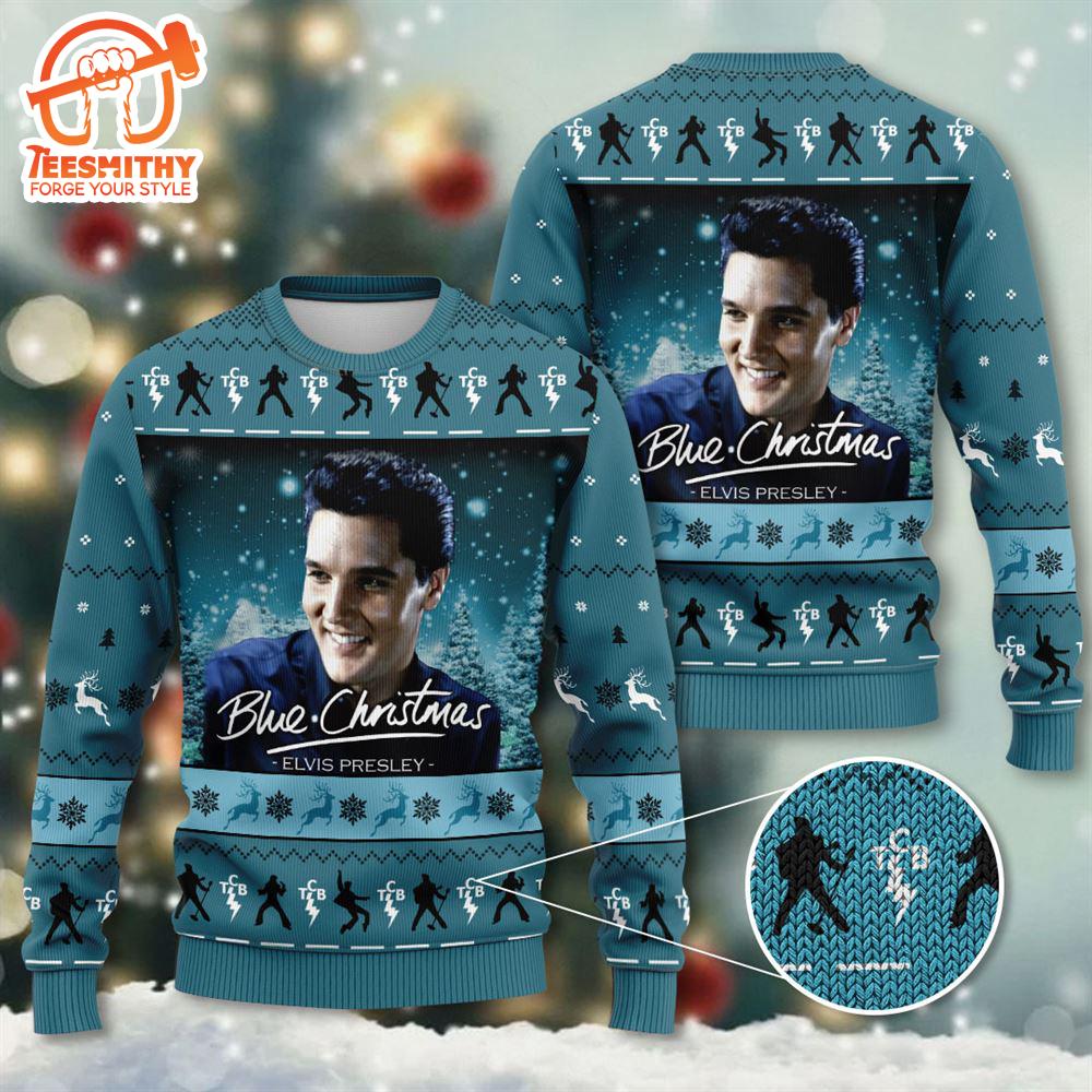 Christmas Elvis Presley Sweater, Elvis Men Sweater