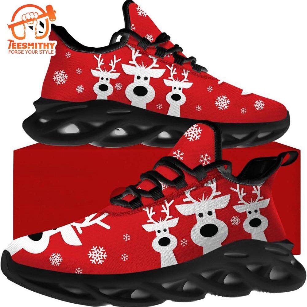 Christmas Running Shoes, Christmas Reindeer Herd Max Soul Shoes   Gift Christmas