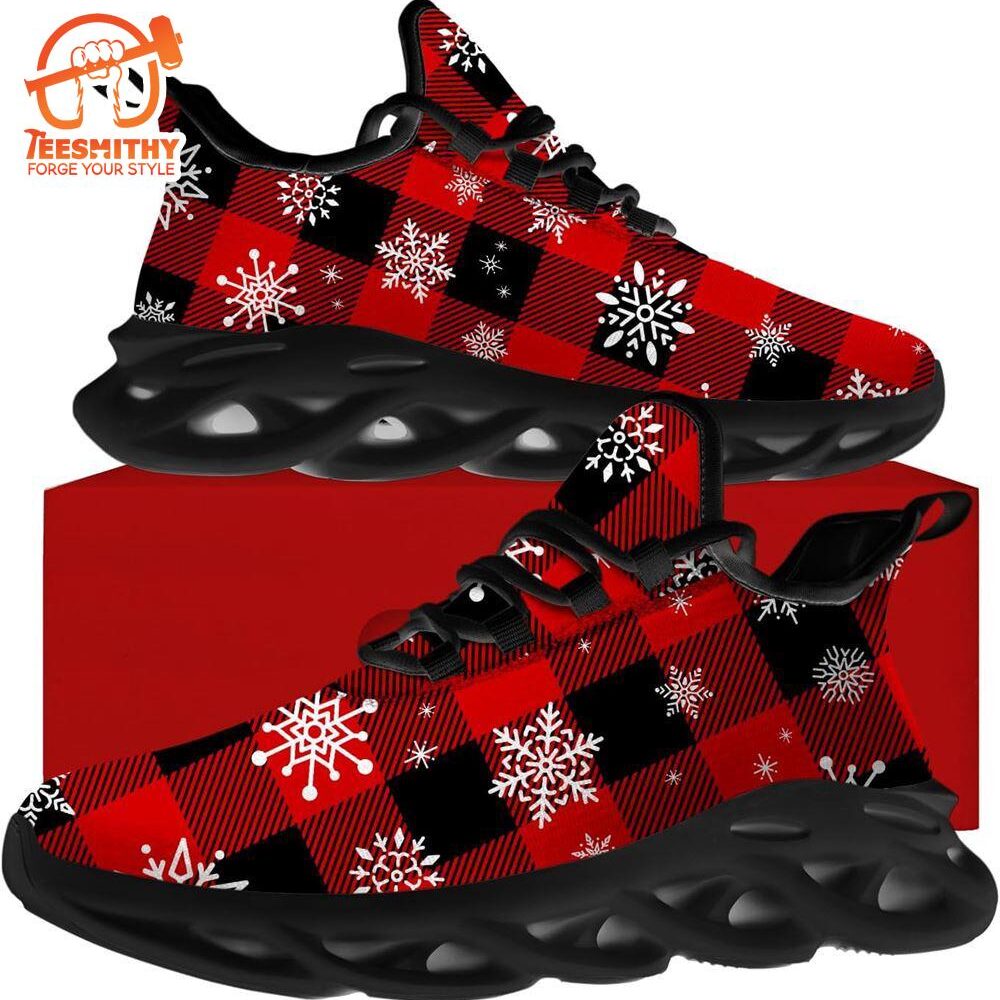 Christmas Running Shoes, Christmas Snowflakes Max Soul Shoes   Gift Christmas