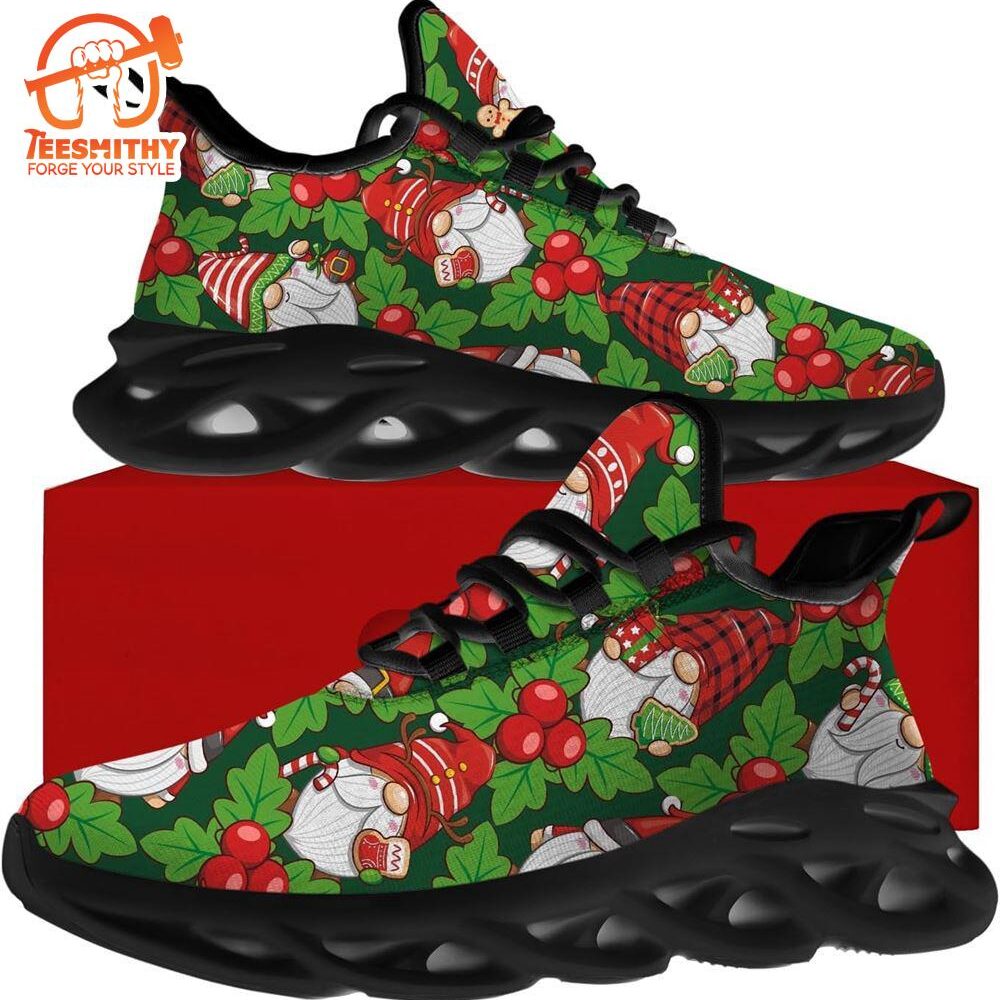 Christmas Running Shoes, Gnome Christmas Max Soul Shoes   Gift Christmas