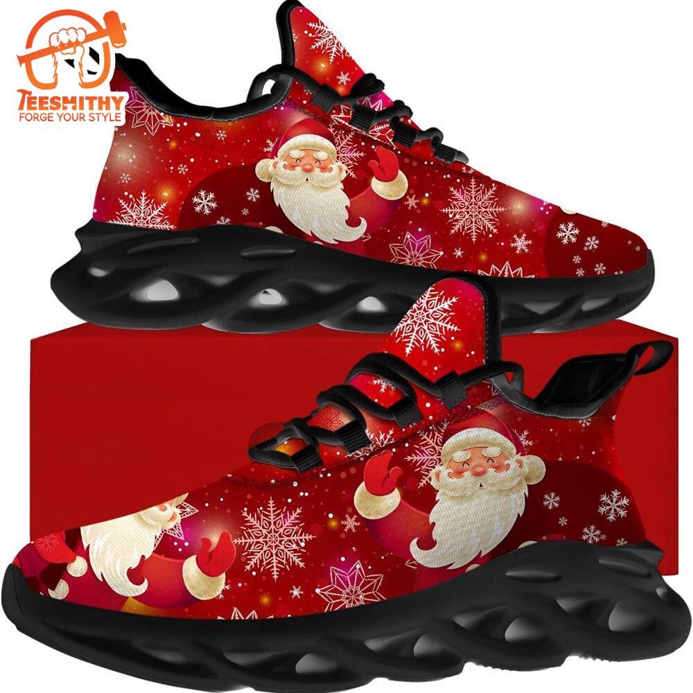 Christmas Running Shoes, Happy Santa Claus Max Soul Shoes   Gift Christmas