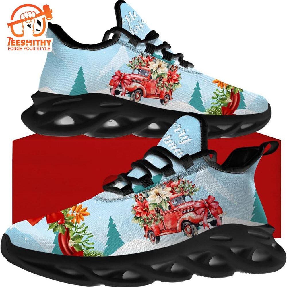 Christmas Running Shoes, Merry Christmas Car Max Soul Shoes   Gift Christmas