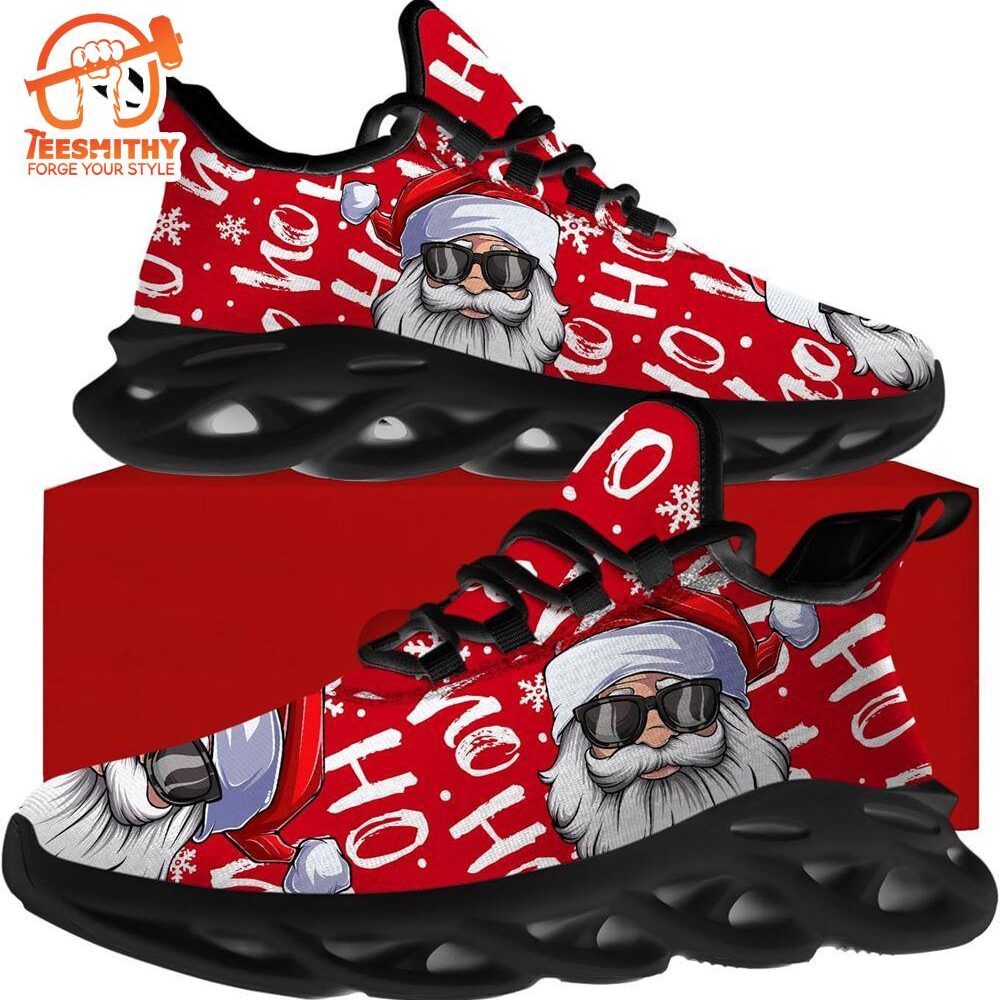 Christmas Running Shoes, Santa Claus Hohoho Max Soul Shoes   Gift Christmas