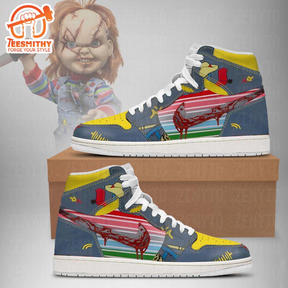 Chucky Blood Air Jordan 1 Sneakers