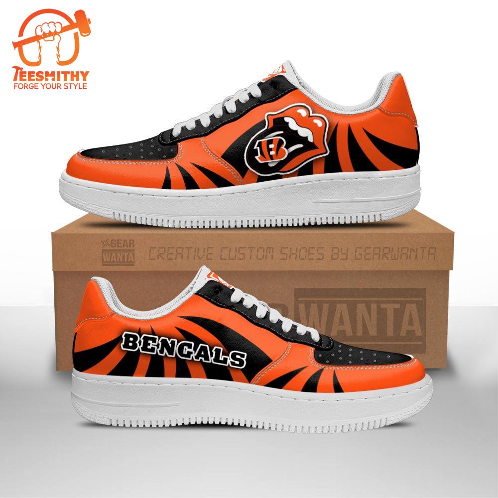 Cincinnati Bengals Air Sneakers Custom Force Shoes Sexy Lips For Fans  Gift For Christmas