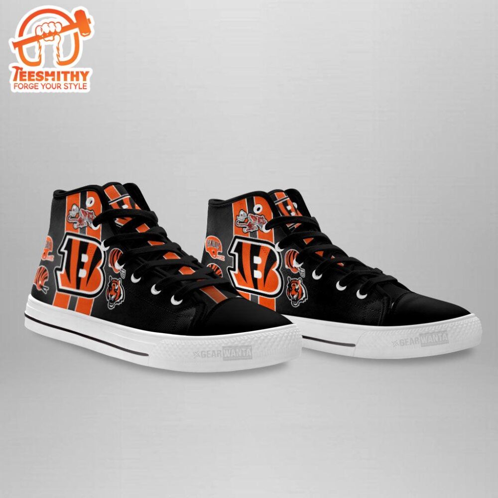 Cincinnati Bengals Custom High Top Shoes