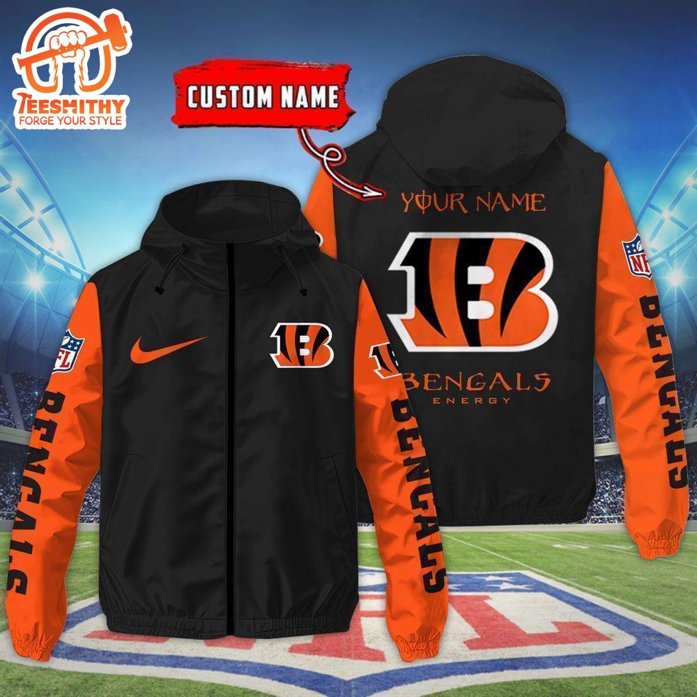 Cincinnati Bengals Custom Name Outdoor Jacket