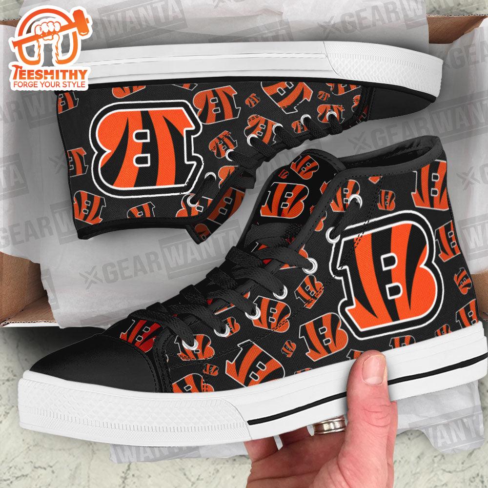 Cincinnati Bengals High Top Shoes Custom Sneakers For Fans