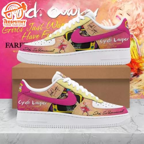 Cindy Lauper Girl Just Want To Have Fun 2024 Trip Air Force 1 Shoes