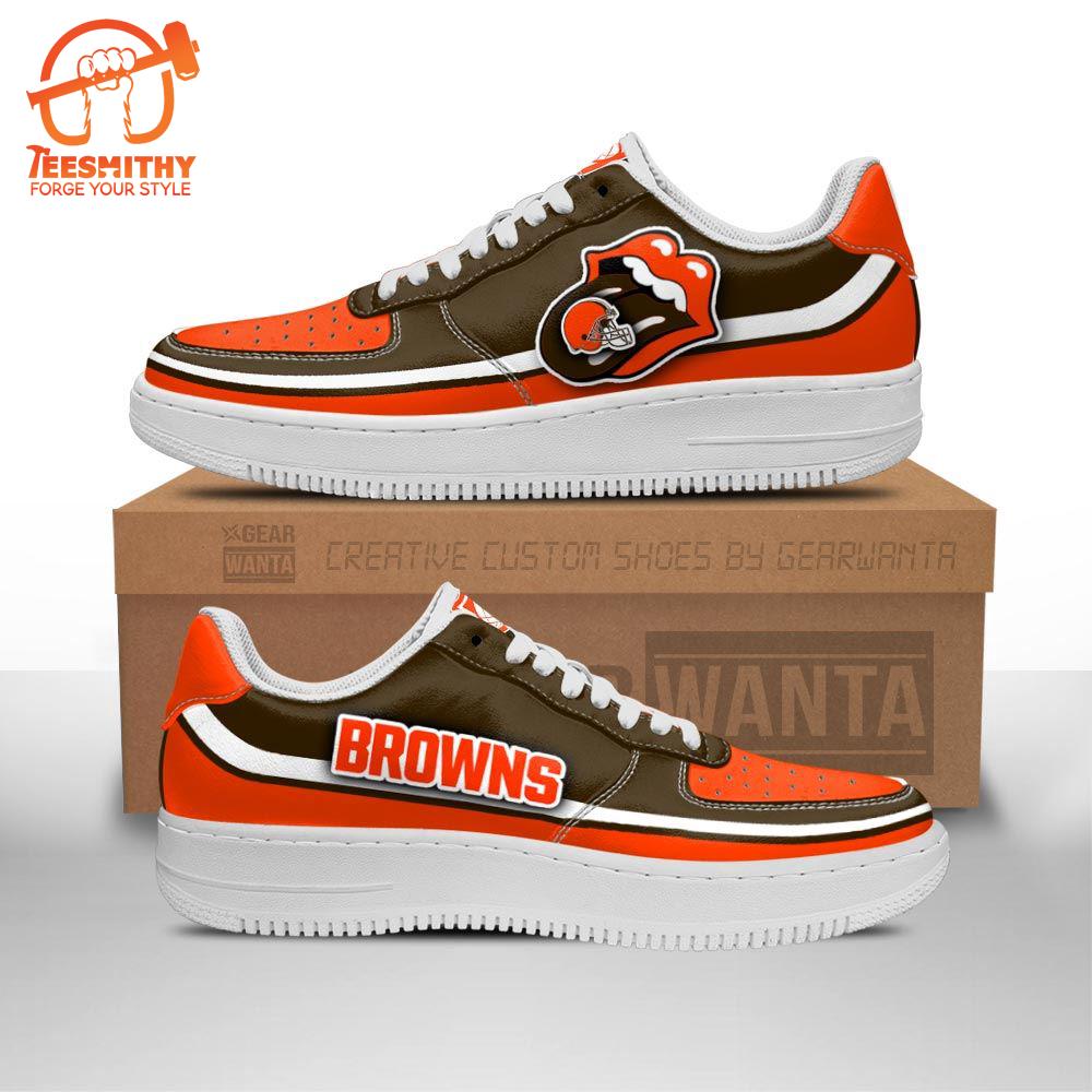 Cleveland Browns Air Sneakers Custom Force Shoes Sexy Lips For Fans  Gift For Christmas