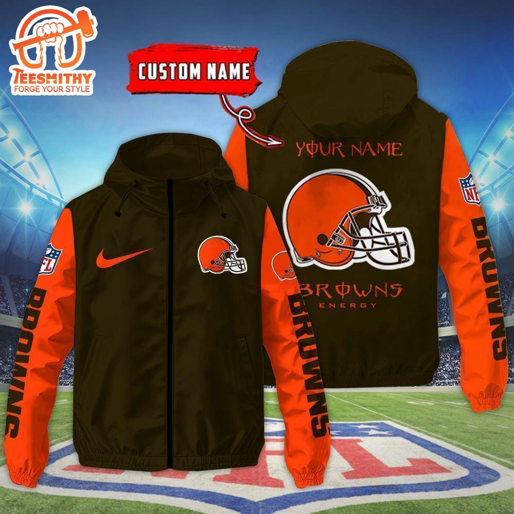 Cleveland Browns Custom Name Outdoor Jacket