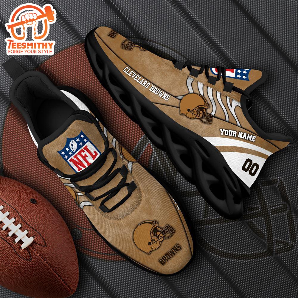 Cleveland Browns NFL Clunky Shoes For Fans Custom Name And Number  Gift Christmas