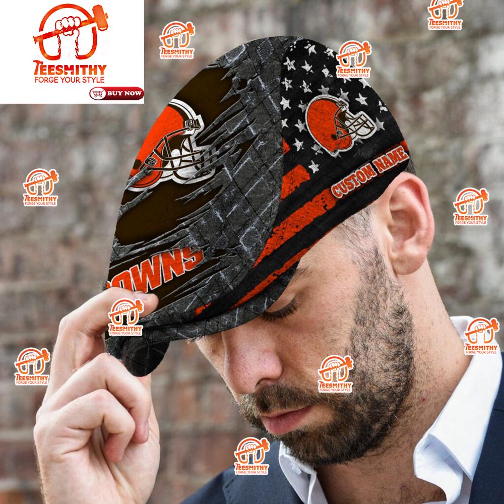 Cleveland Browns NFL Personalized Jeff Cap