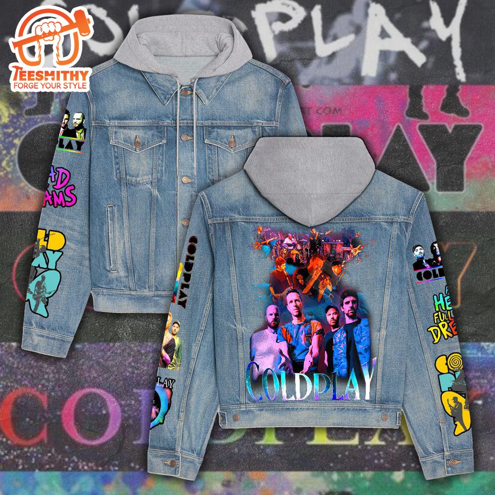 Coldplay Women’s Denim Hood Jacket