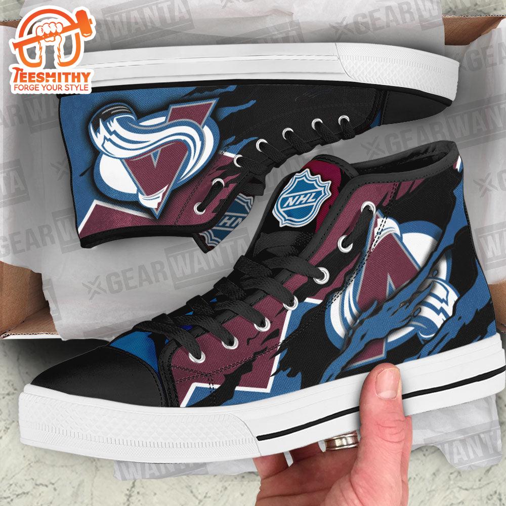 Colorado Avalanche High Top Shoes Custom For Fans