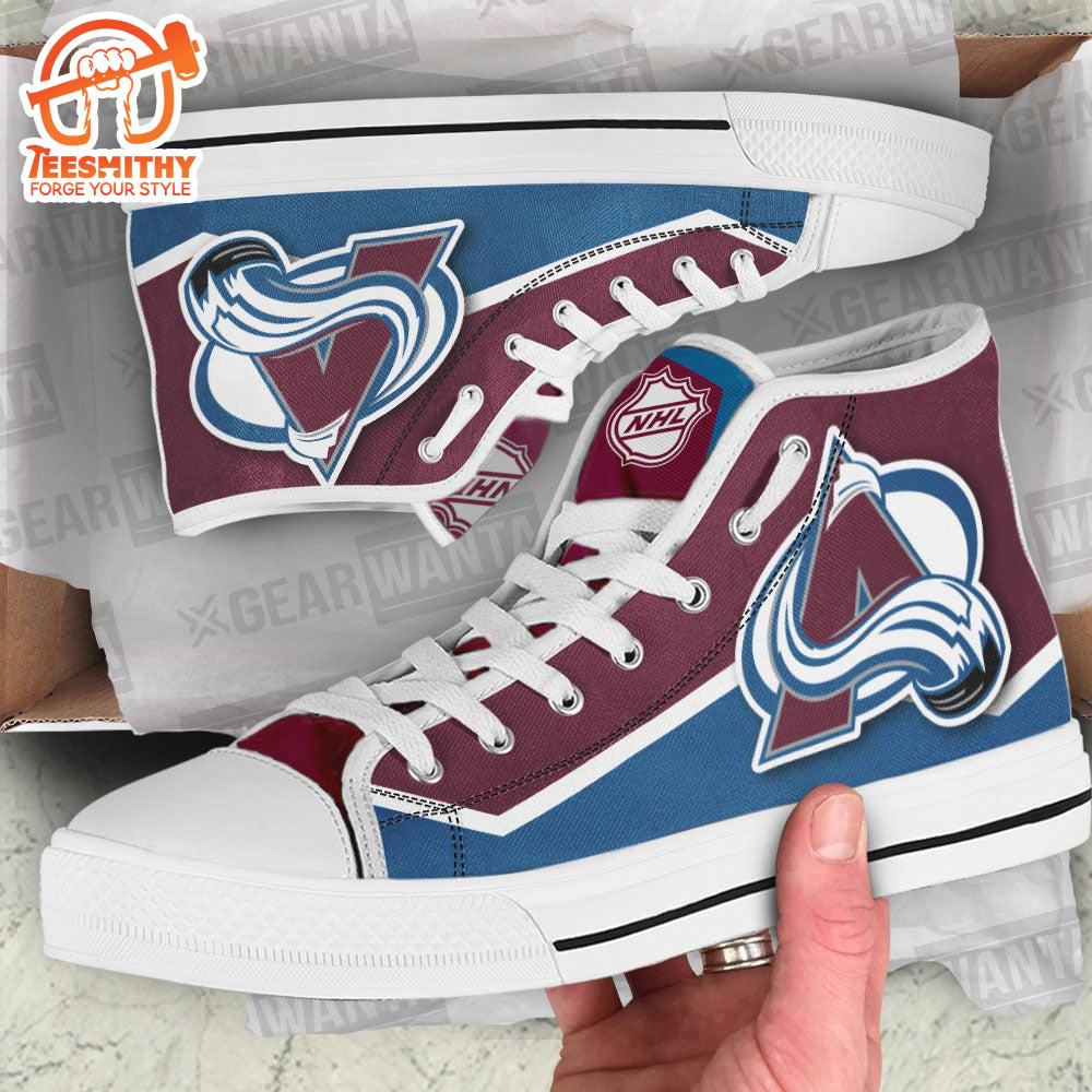 Colorado Avalanche High Top Shoes Custom Sneakers