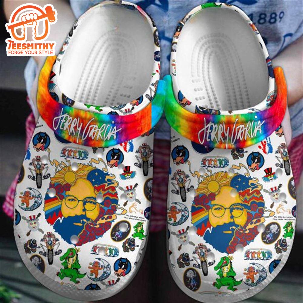 Colorful Design Grateful Dead Music Clogs For Fans