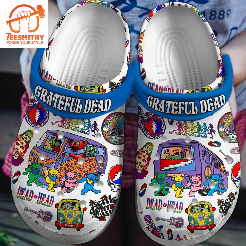 Colorful Grateful Dead Music Band Unisex Clogs