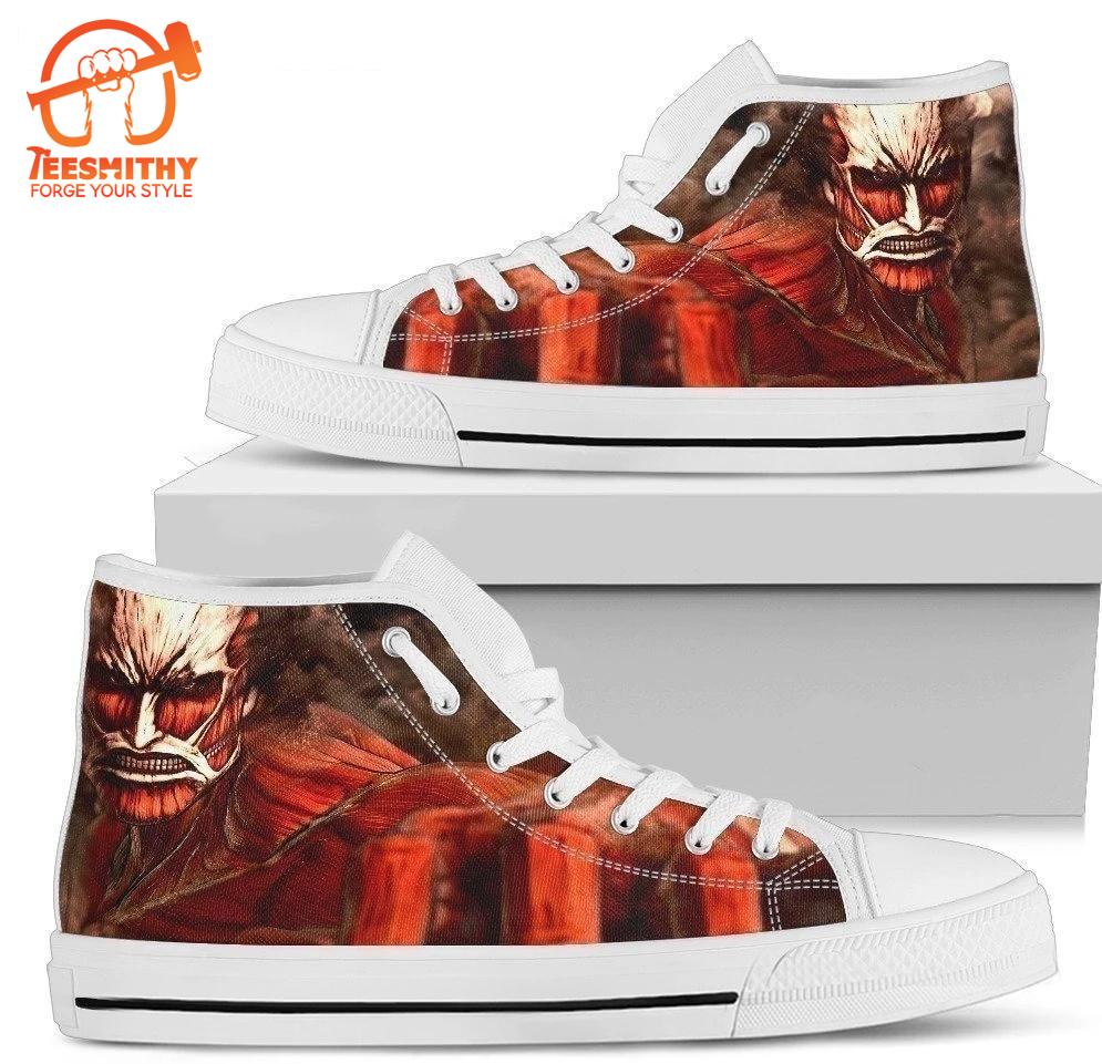 Colossal Titan Attack On Titan High Top Shoes