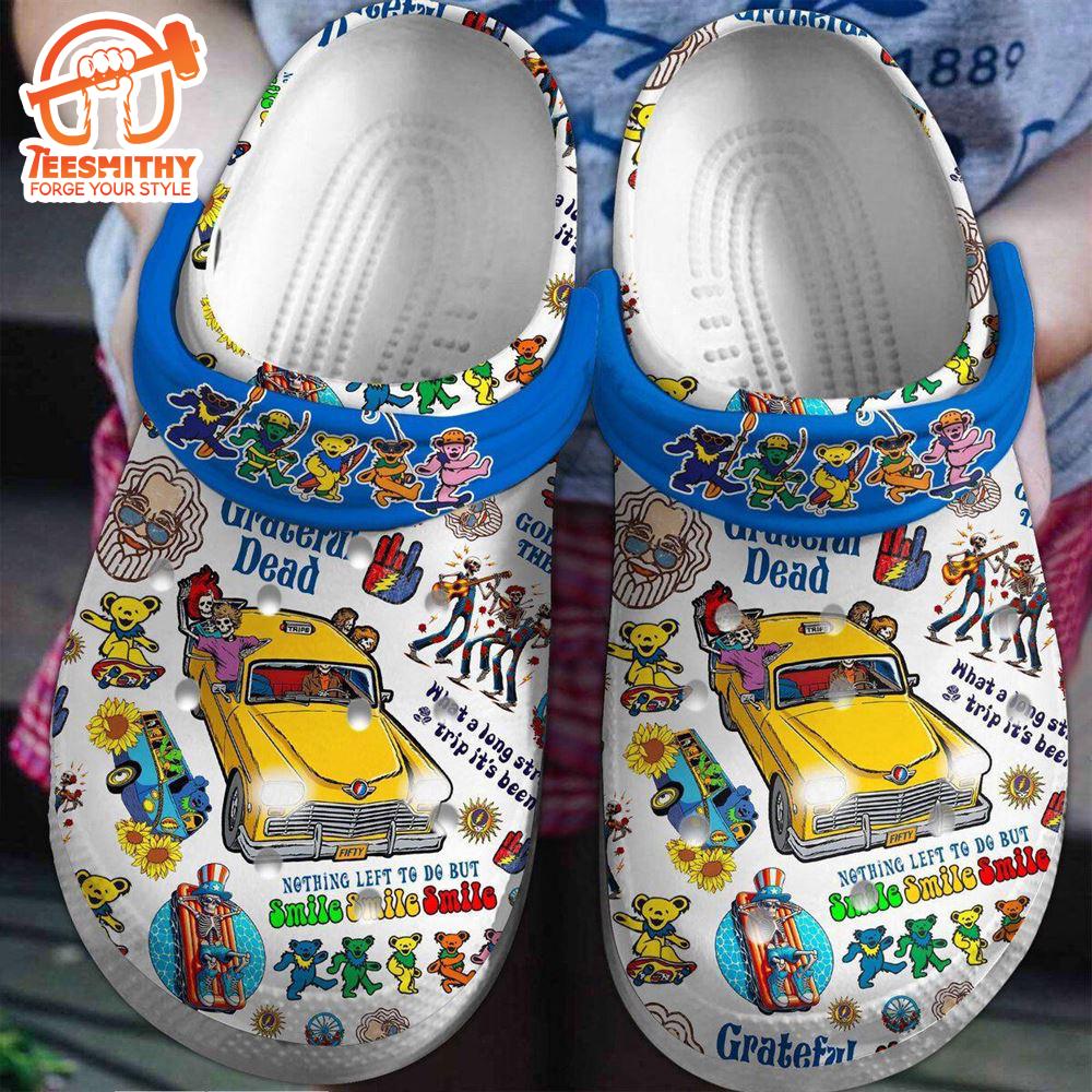 Comfortable And Stylish Grateful Dead Music Clogs, Unique Gift For Fans