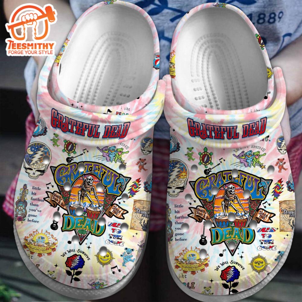 Comfortable Grateful Dead Music Band Clogs For Adults And Kids