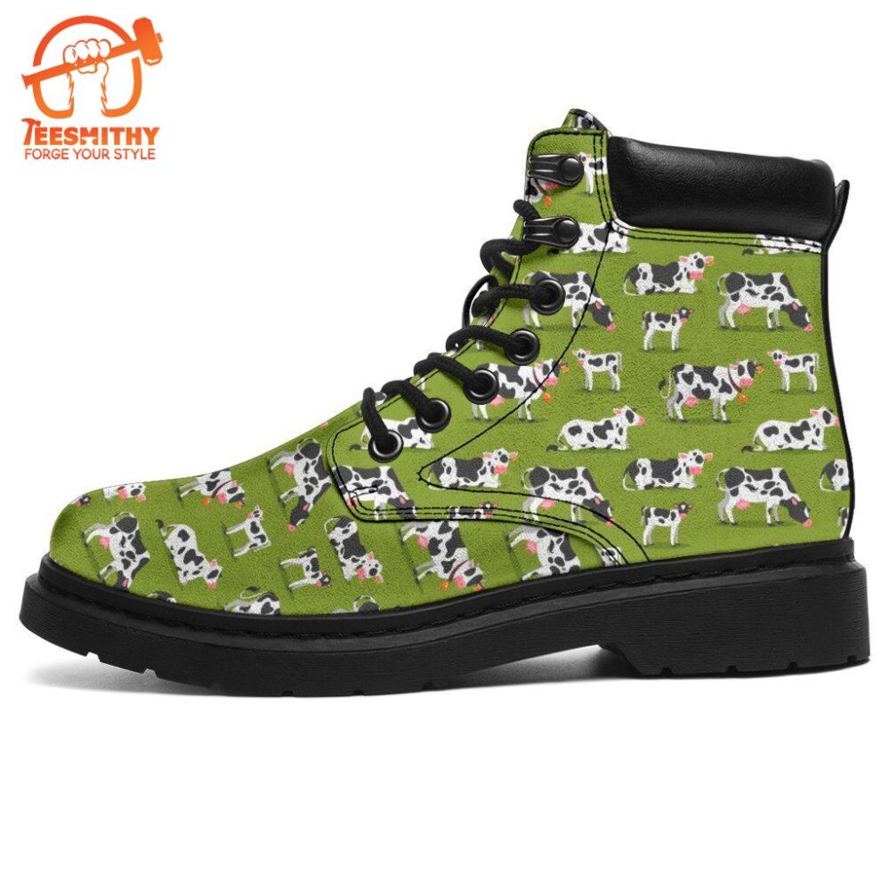 Cow Boots Animal Custom Shoes Funny For Cow Lover