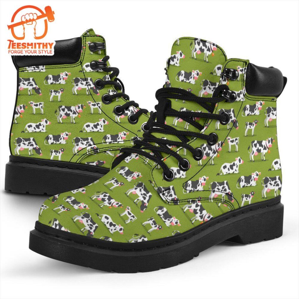 Cow Boots Animal Custom Shoes Funny For Cow Lover