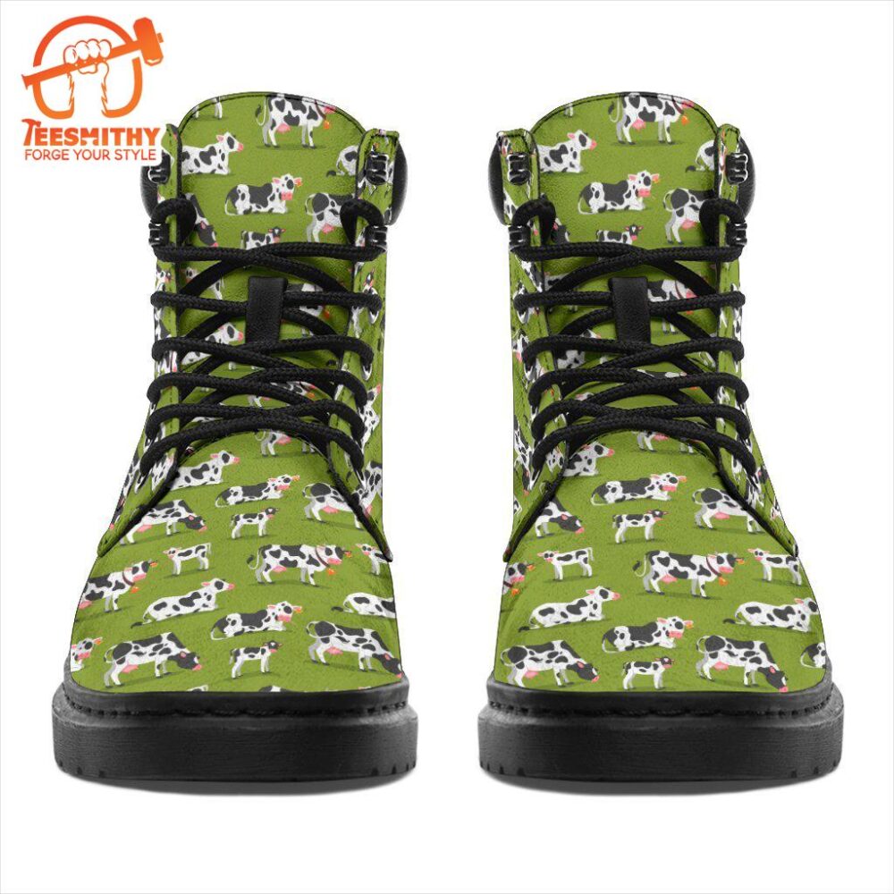 Cow Boots Animal Custom Shoes Funny For Cow Lover