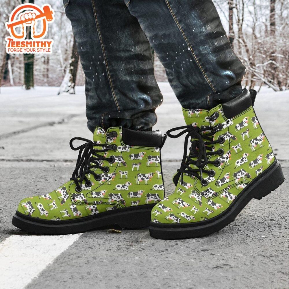 Cow Boots Animal Custom Shoes Funny For Cow Lover