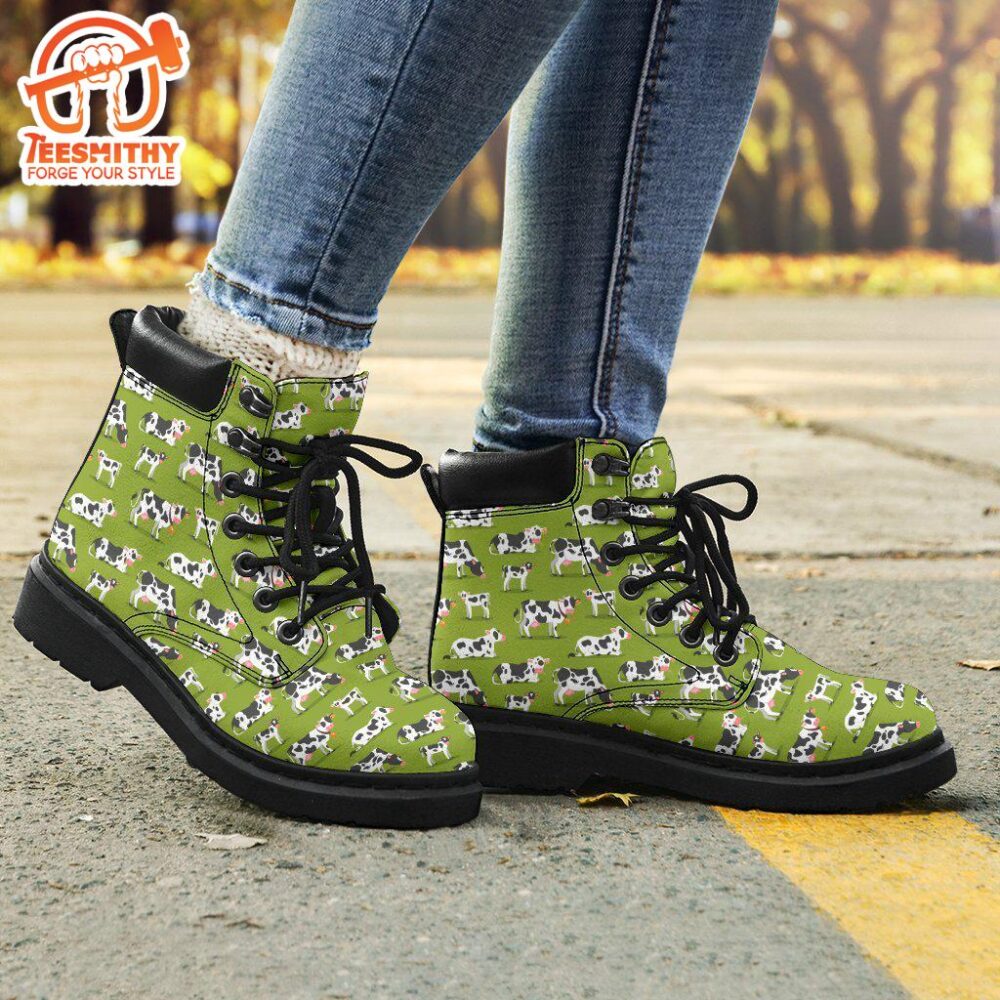 Cow Boots Animal Custom Shoes Funny For Cow Lover