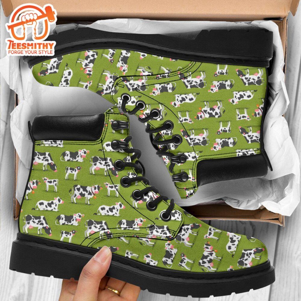 Cow Boots Animal Custom Shoes Funny For Cow Lover