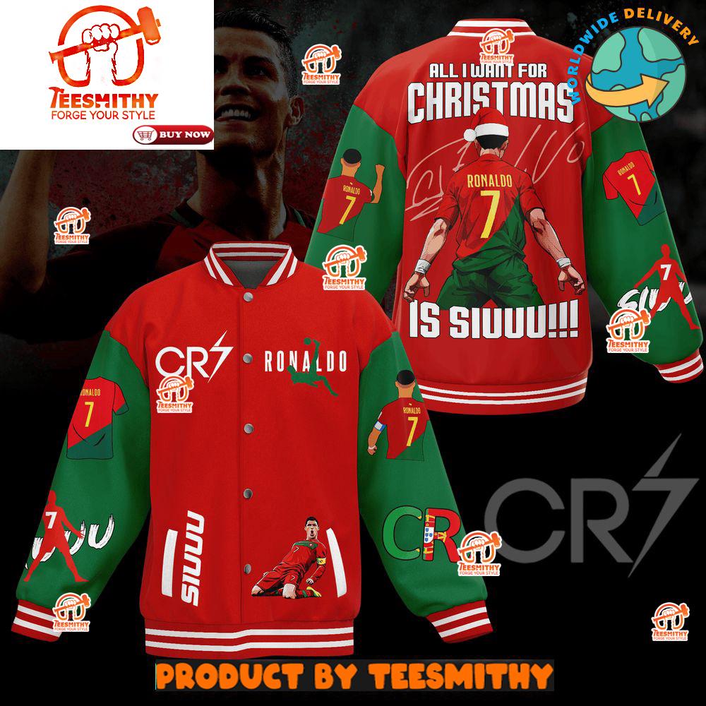 Cristiano Ronaldo CR7 Portugal Baseball Jacket