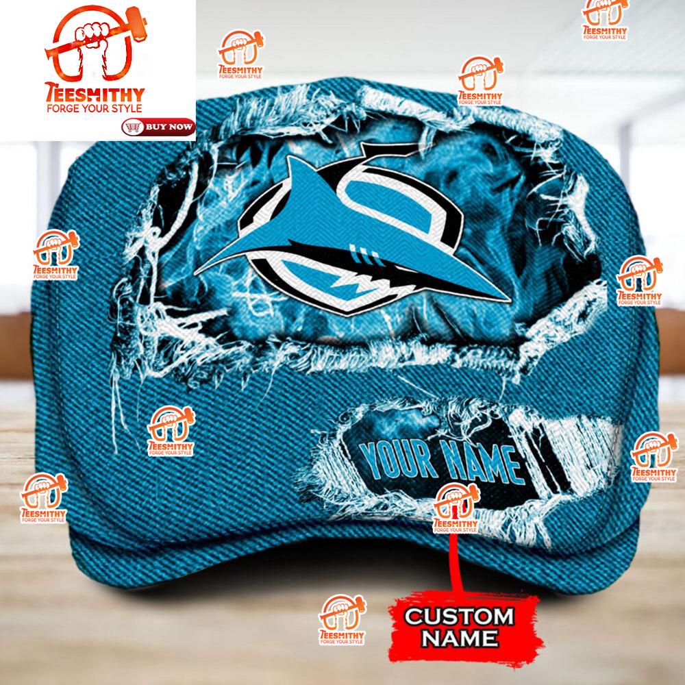 Cronulla Sutherland Sharks NRL Personalized Jeff Cap