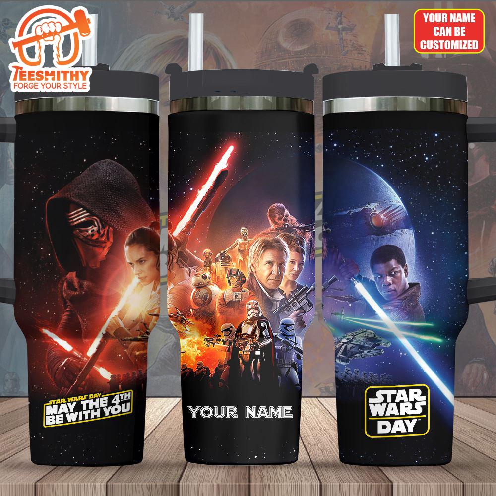 Custom Name Star Wars 40oz Stanley Tumbler – Trending New Tumbler