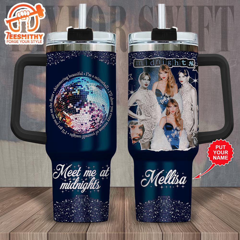 Custom Name Taylor Swift 40oz Stanley Tumbler – Trending New Tumbler