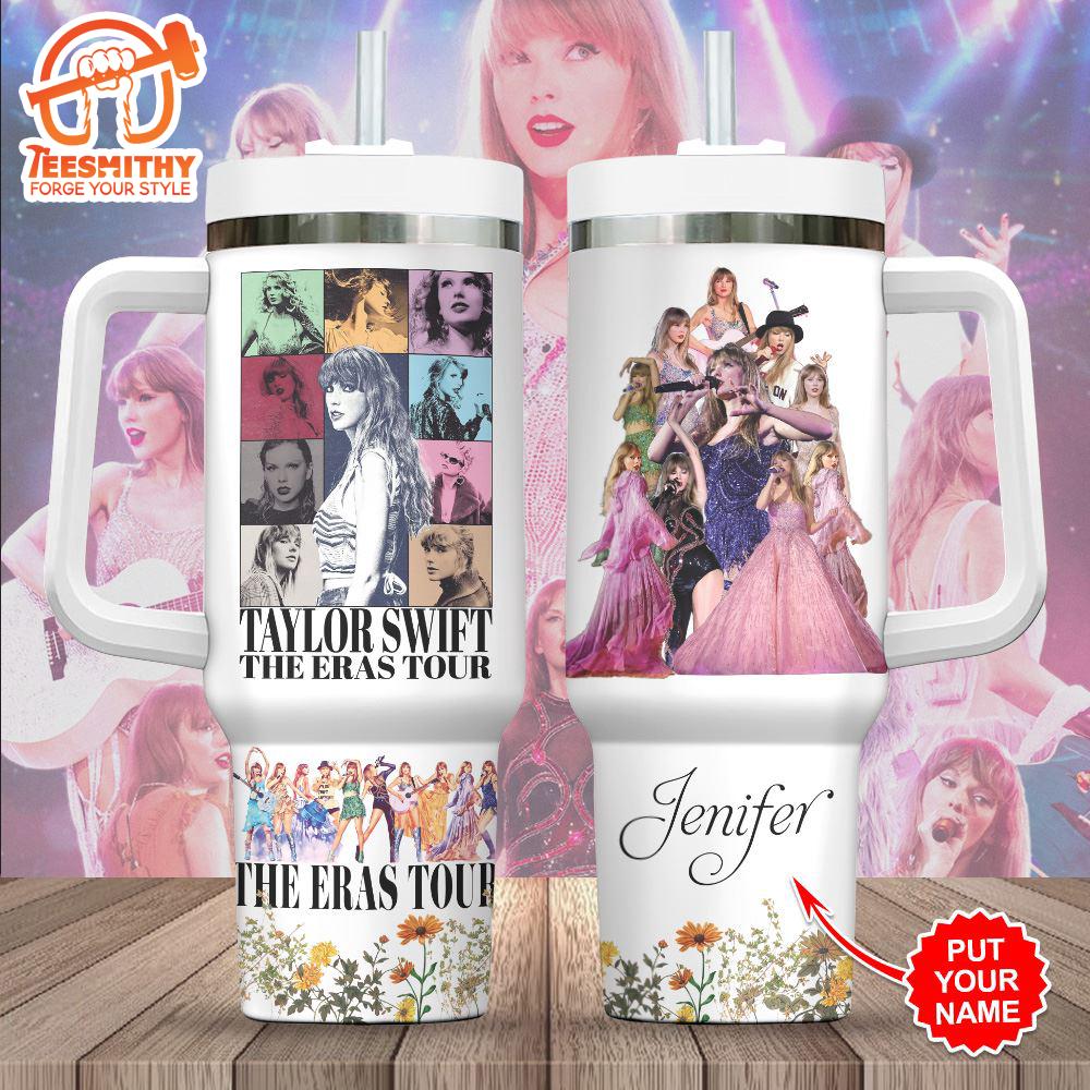 Custom Name Taylor Swift One Love The Eras Tour 40oz Stanley Tumbler