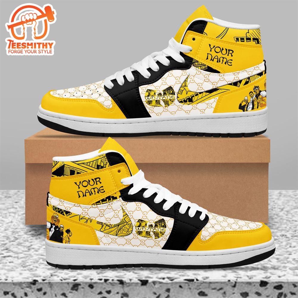 Custom Name Wu-Tang Clan Air Jordan 1 High Top Shoes